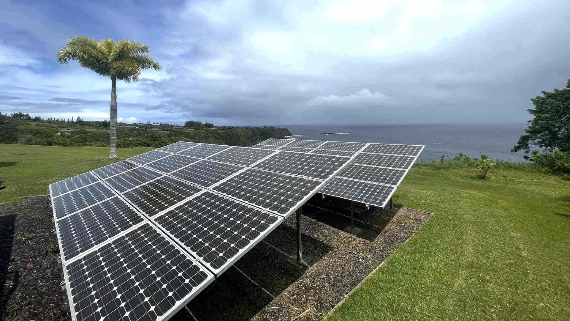 solar panels ground mounted