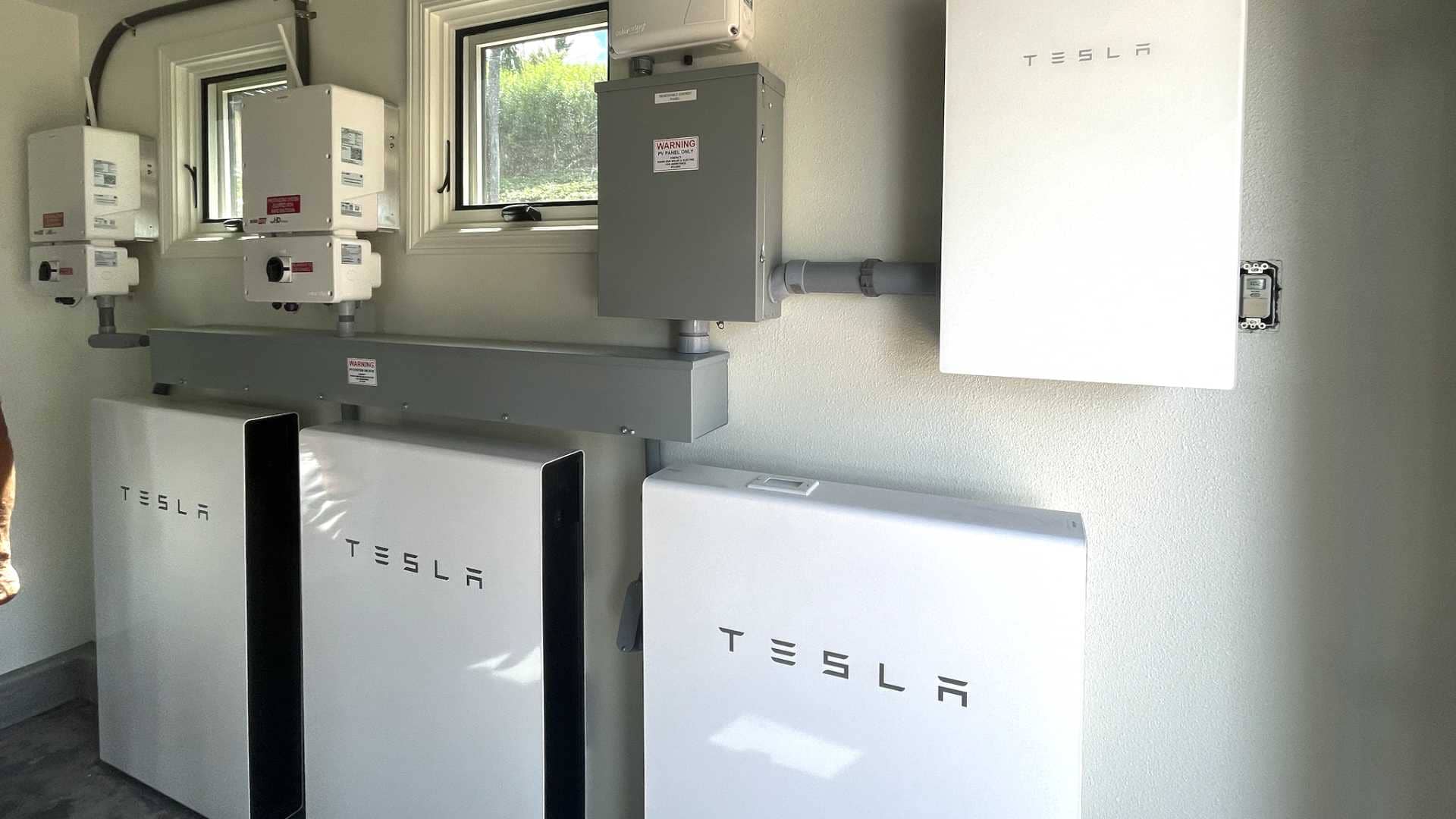 tesla powerwall installed